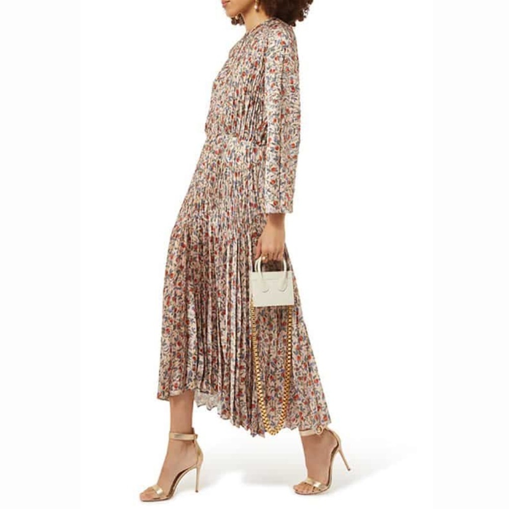 NWT Vince Pleated Maxi Dress - Size M - Picture 3 of 12